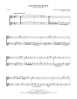 page one of Jailhouse Rock (Flute Duet)