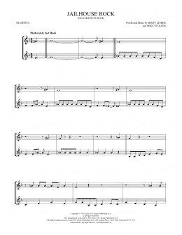 page one of Jailhouse Rock (Trumpet Duet)