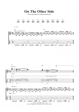 page one of On The Other Side (Guitar Tab)