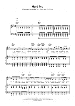 page one of Hold Me (Piano, Vocal & Guitar Chords (Right-Hand Melody))