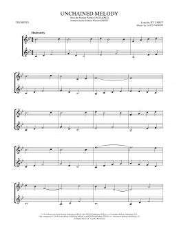 page one of Unchained Melody (Trumpet Duet)