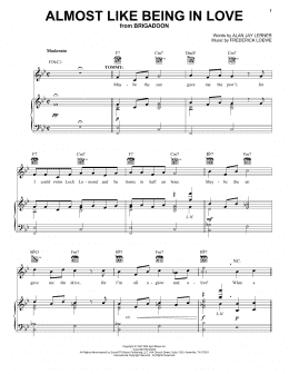 page one of Almost Like Being In Love (Vocal Pro + Piano/Guitar)