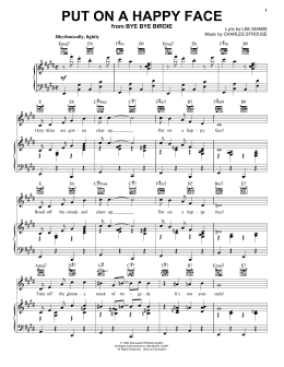 page one of Put On A Happy Face (Vocal Pro + Piano/Guitar)