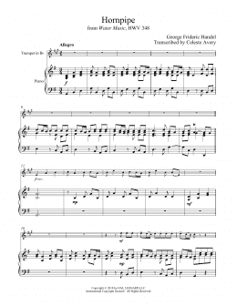 page one of Hornpipe (Trumpet and Piano)