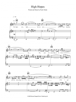 page one of High Hopes (Piano, Vocal & Guitar Chords (Right-Hand Melody))