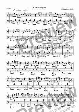 page one of 4 Pieces: 3.Latin Ragtime