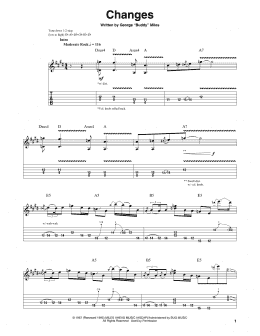 page one of Changes (Guitar Tab (Single Guitar))