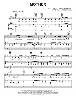 page one of Mother (Piano, Vocal & Guitar Chords (Right-Hand Melody))