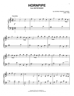 page one of Hornpipe (Easy Piano)