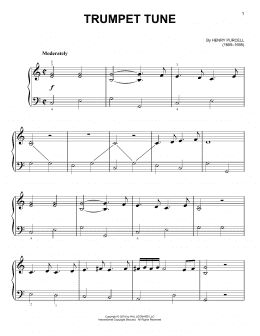 page one of Trumpet Tune (Easy Piano)