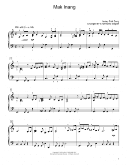 page one of Mak Inang (arr. Charmaine Siagian) (Educational Piano)