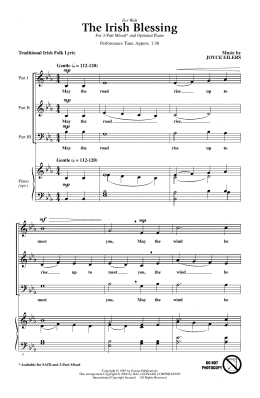 page one of The Irish Blessing (3-Part Mixed Choir)