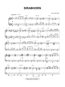 page one of Sirabhorn (Piano Solo)