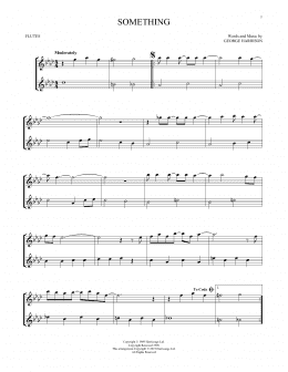 page one of Something (Flute Duet)