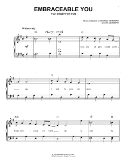 page one of Embraceable You (Easy Piano)