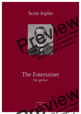 page one of The Entertainer