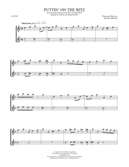 page one of Puttin' On The Ritz (Flute Duet)