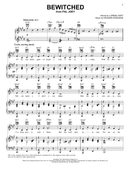 page one of Bewitched (Vocal Pro + Piano/Guitar)