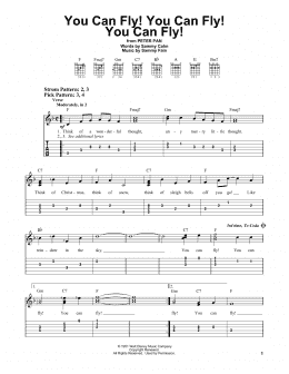 page one of You Can Fly! You Can Fly! You Can Fly! (from Peter Pan) (Easy Guitar Tab)