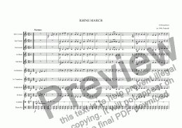 page one of rhine jig waltz score - Full Score