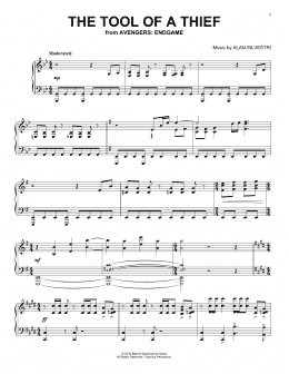 page one of The Tool of a Thief (from Avengers: Endgame) (Piano Solo)