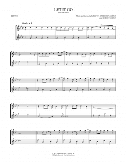 page one of Let It Go (from Frozen) (Flute Duet)