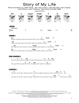 page one of Story Of My Life (Really Easy Guitar)