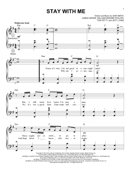 page one of Stay With Me (Accordion)