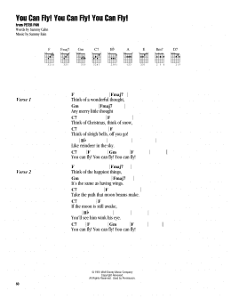 page one of You Can Fly! You Can Fly! You Can Fly! (from Peter Pan) (Guitar Chords/Lyrics)