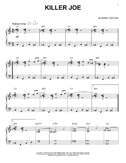 page one of Killer Joe (Piano Solo)