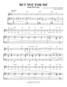 page one of But Not For Me (Piano & Vocal)