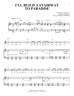 page one of I'll Build A Stairway To Paradise (Piano & Vocal)