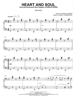 page one of Heart And Soul (Piano Duet)