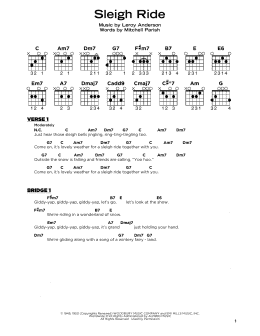 page one of Sleigh Ride (Really Easy Guitar)