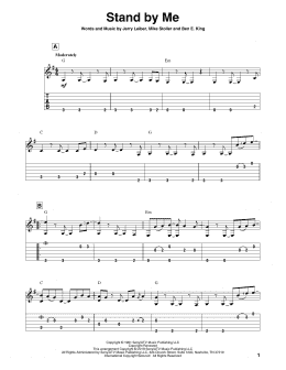 page one of Stand By Me (Solo Guitar)