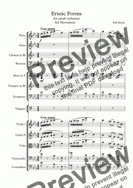 page one of Eristic Forms - 3rd Mvt.