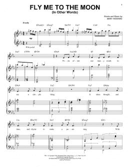 page one of Fly Me To The Moon (In Other Words) (Piano & Vocal)