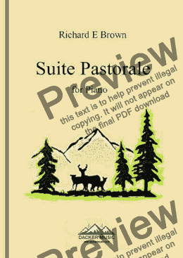 page one of Suite Pastorale