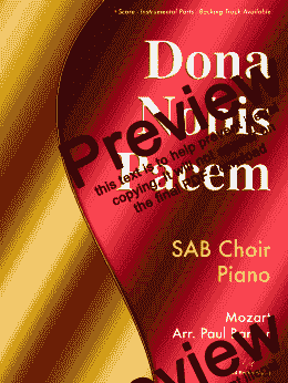 page one of Dona Nobis Pacem 