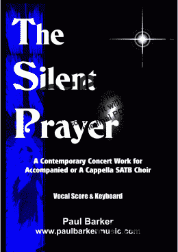 page one of The Silent Prayer (SATB Choir & Keyboard)