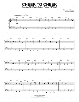 page one of Cheek To Cheek (Piano & Vocal)