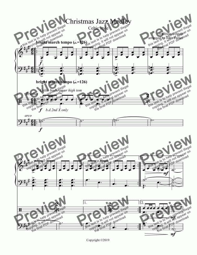 christmas jazz piano pdf