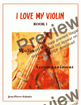 page one of I Love My Violin Book 1