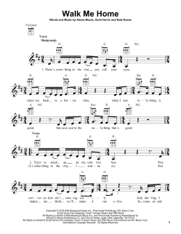 page one of Walk Me Home (Ukulele)