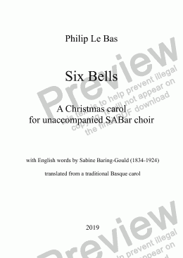 page one of Six Bells