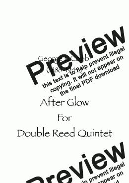 page one of After Glow