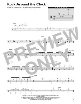 page one of Rock Around The Clock (Drum Chart)