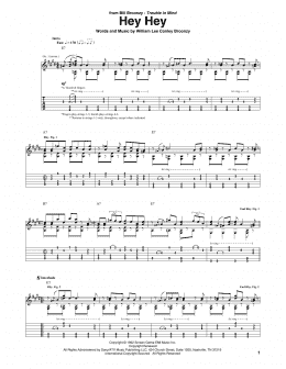 page one of Hey Hey (Guitar Tab)