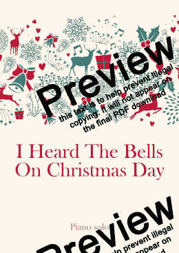 page one of I Heard The Bells On Christmas Day