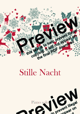 page one of Stille Nacht